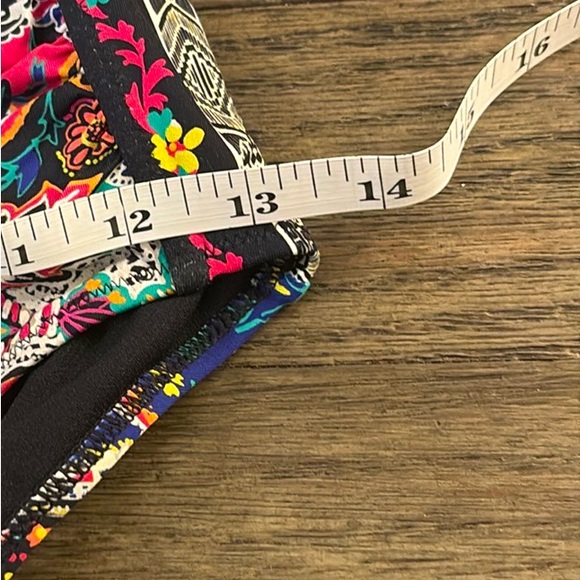 NWT [Johnny Was] Hannah Ruched One-Piece Printed Swimsuit Women’s Size XS - Picture 12 of 16